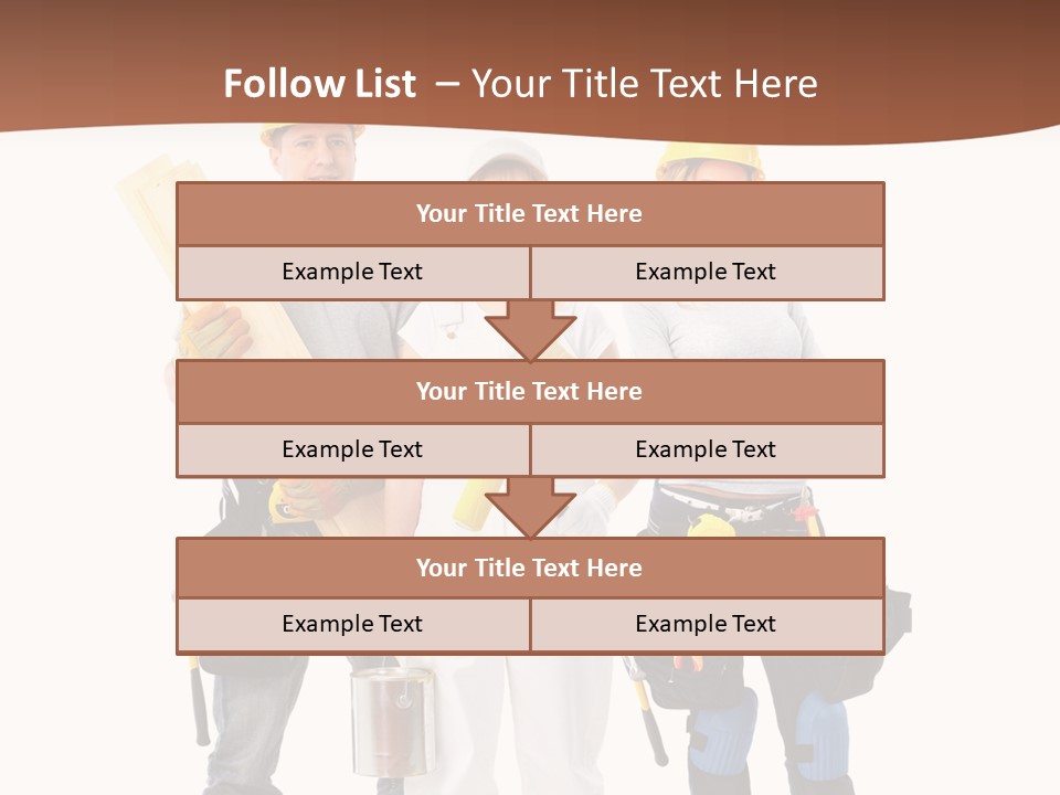 Business Working Worker PowerPoint Template