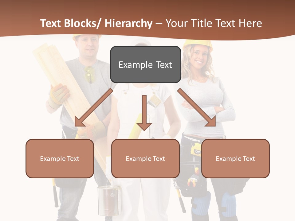 Business Working Worker PowerPoint Template