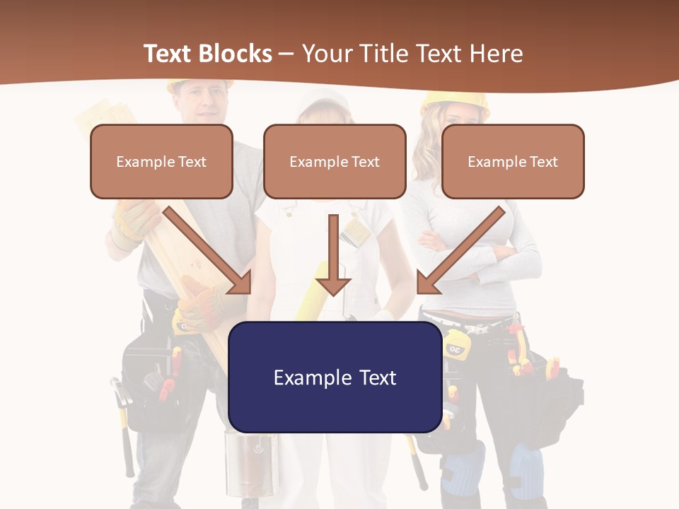 Business Working Worker PowerPoint Template