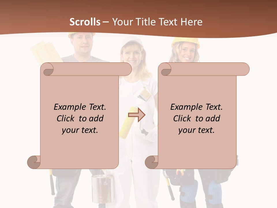 Business Working Worker PowerPoint Template
