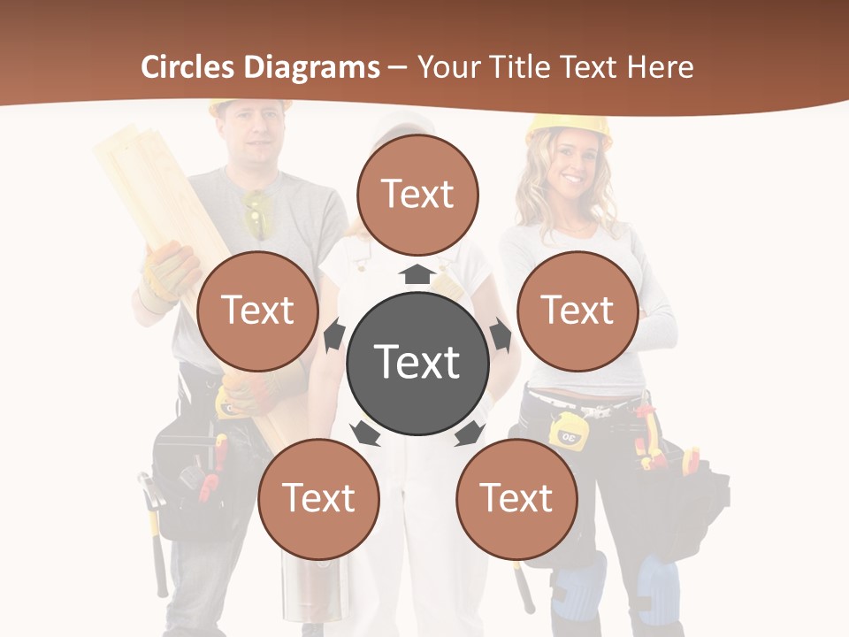 Business Working Worker PowerPoint Template