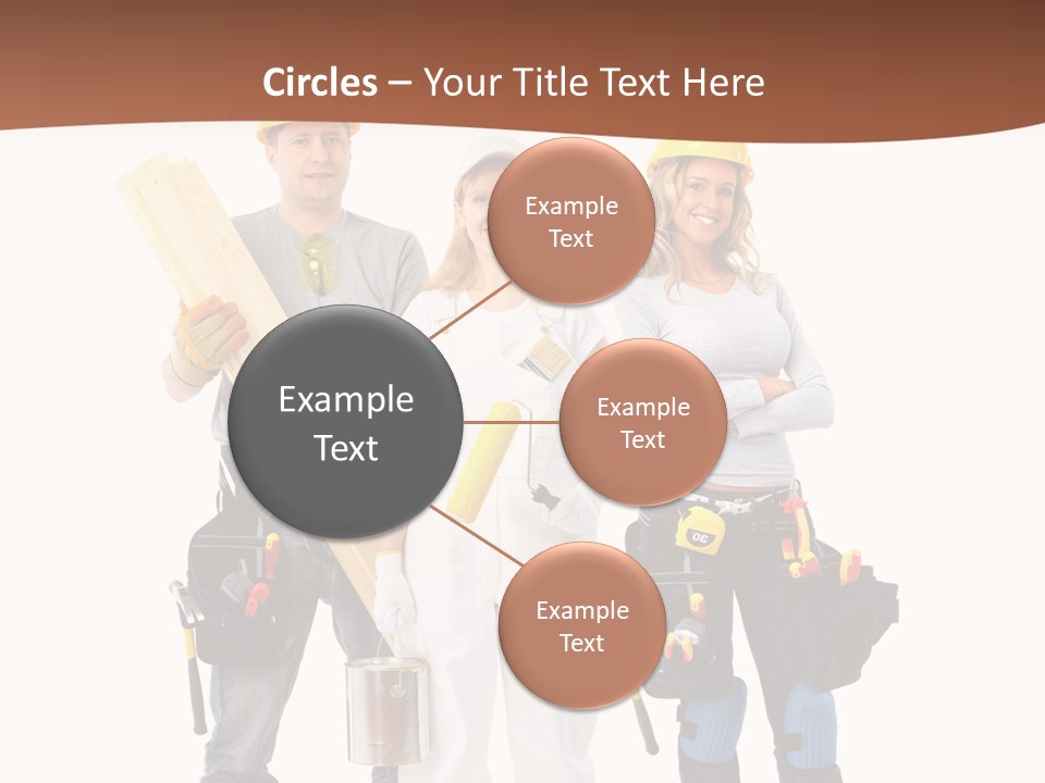 Business Working Worker PowerPoint Template