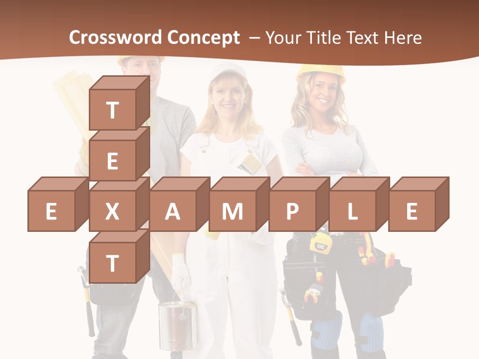 Business Working Worker PowerPoint Template