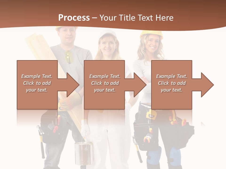 Business Working Worker PowerPoint Template