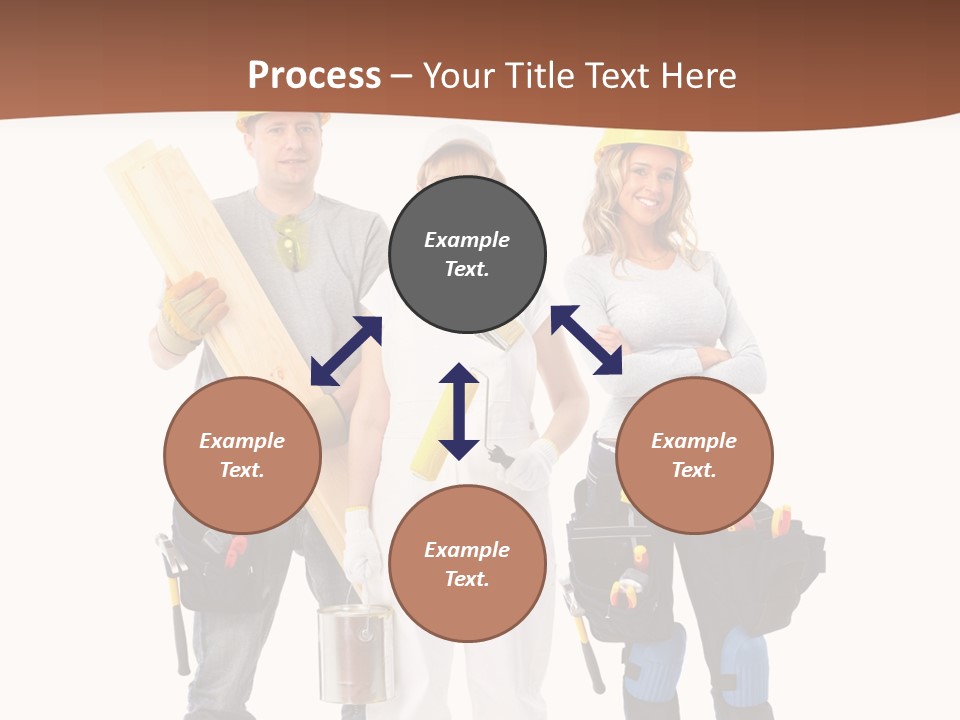 Business Working Worker PowerPoint Template