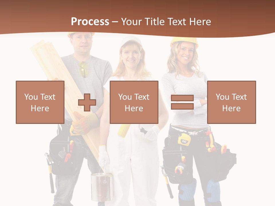Business Working Worker PowerPoint Template