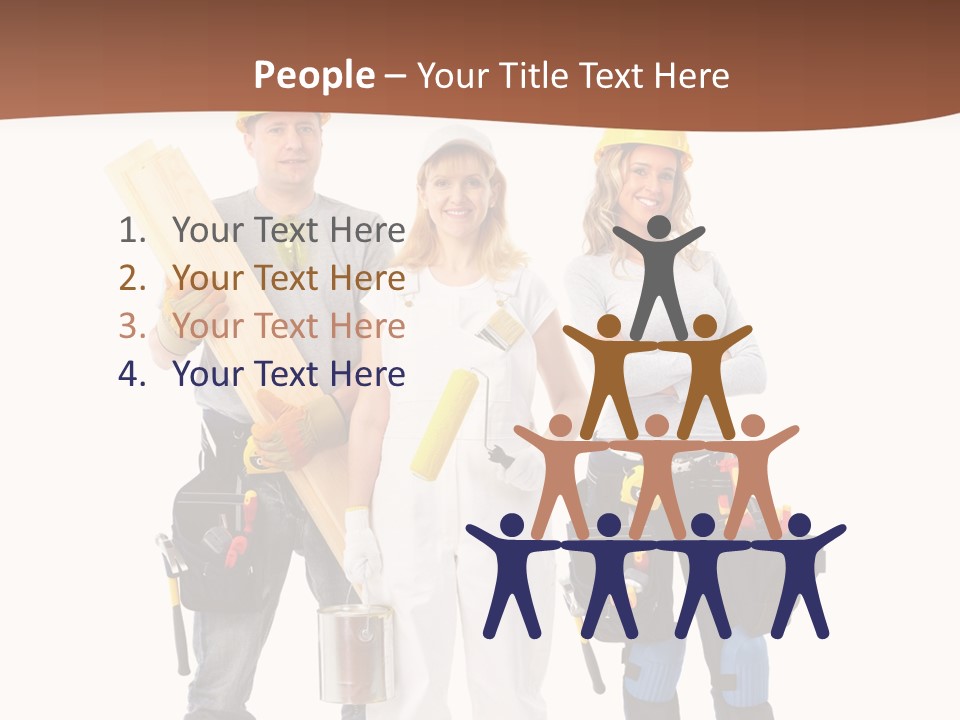 Business Working Worker PowerPoint Template