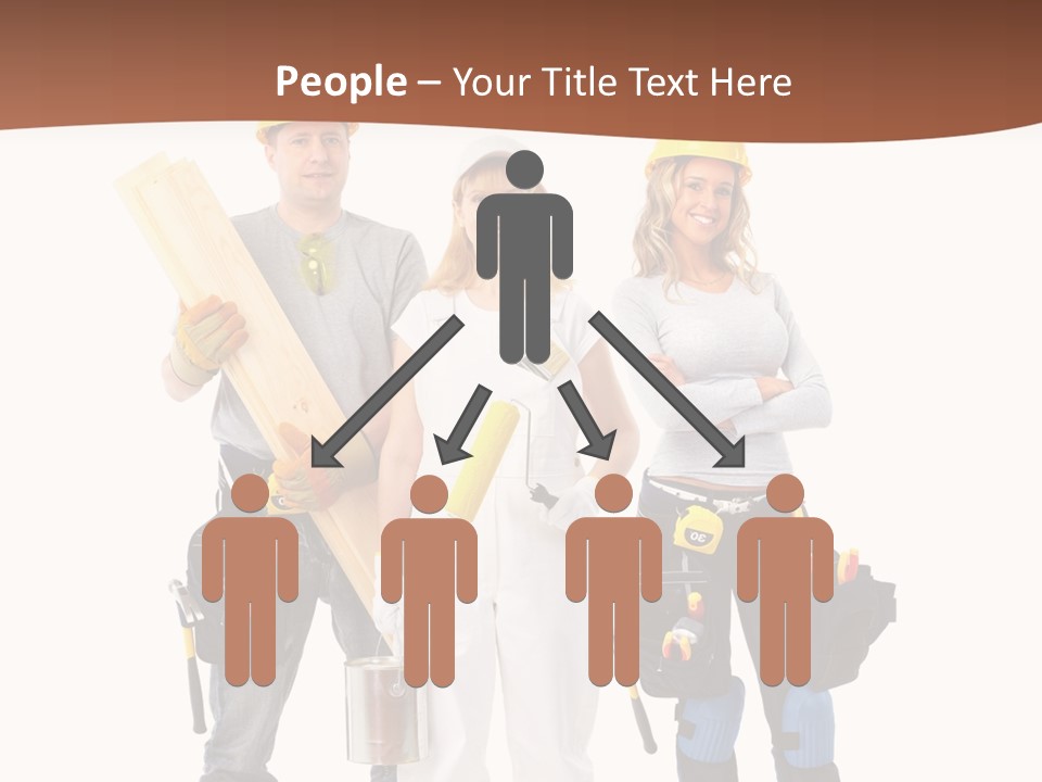 Business Working Worker PowerPoint Template