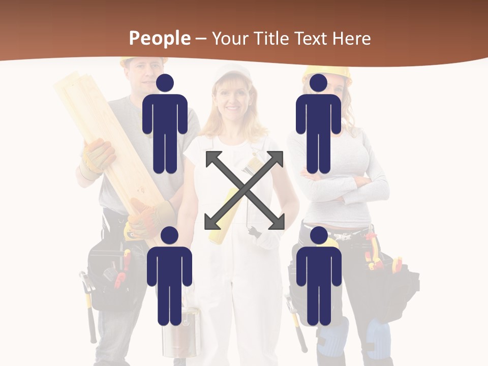 Business Working Worker PowerPoint Template