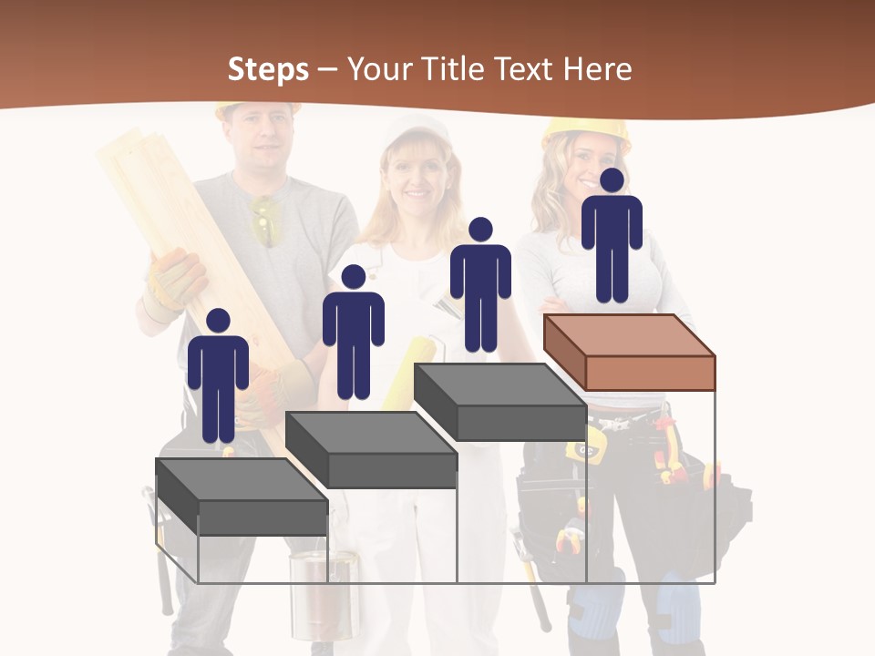 Business Working Worker PowerPoint Template