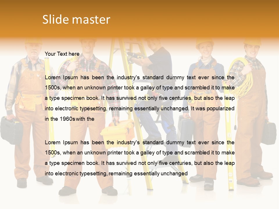 Manufactory Professional Install PowerPoint Template