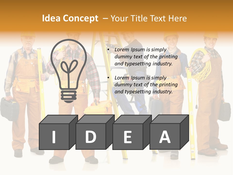Manufactory Professional Install PowerPoint Template
