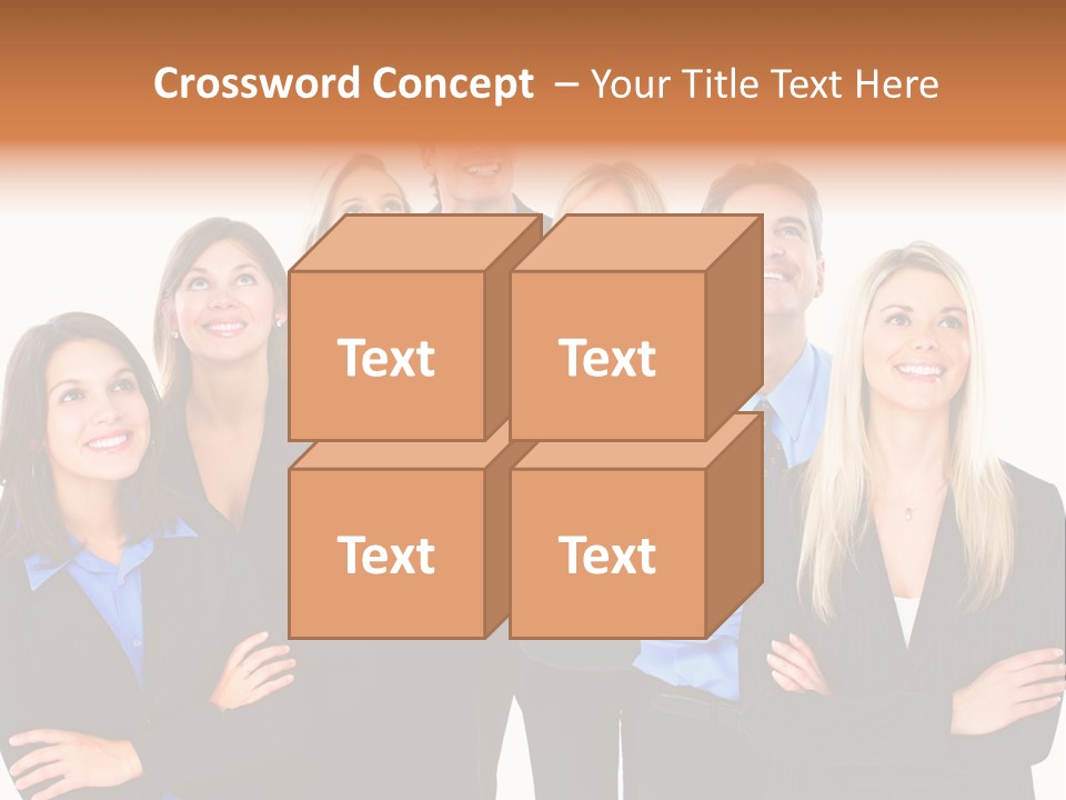 Staff Office Working PowerPoint Template