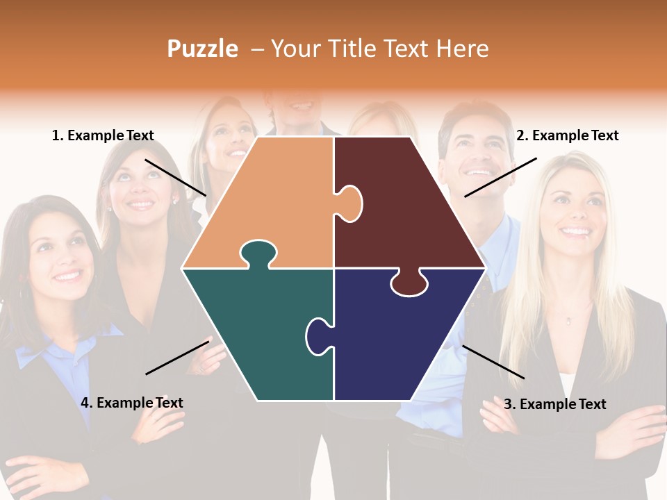 Staff Office Working PowerPoint Template