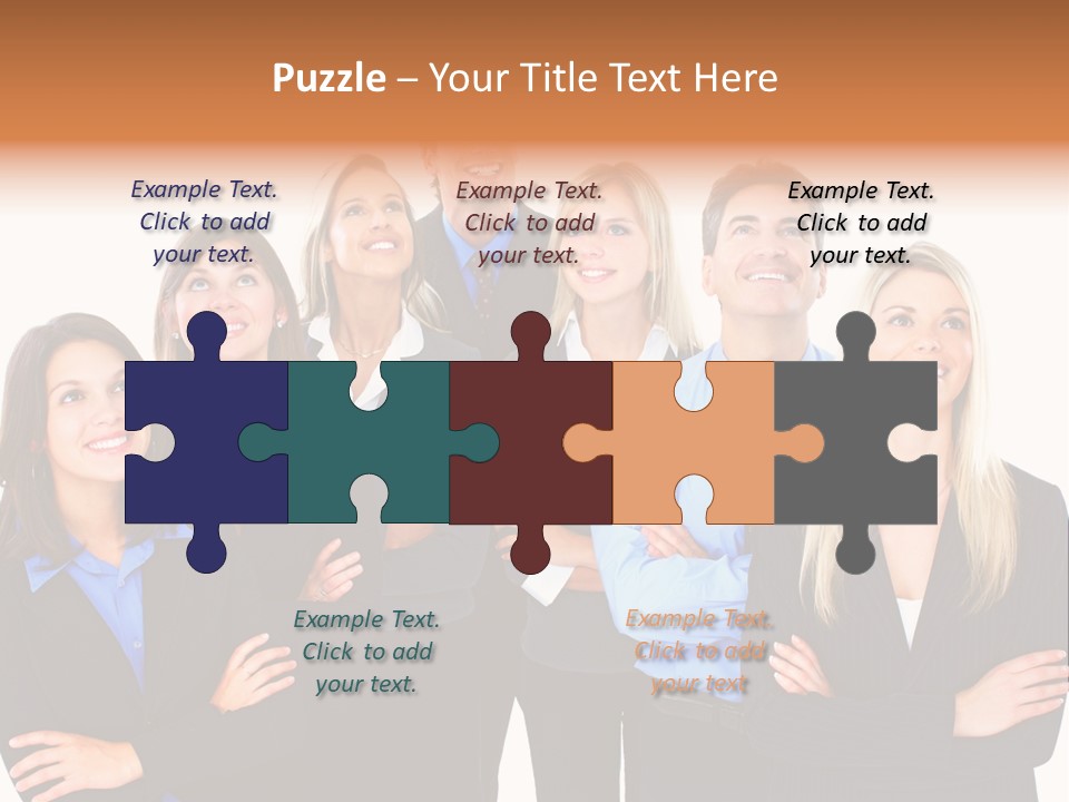 Staff Office Working PowerPoint Template