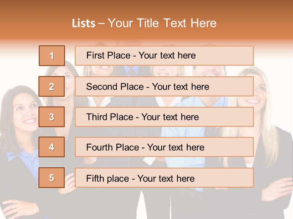 Staff Office Working PowerPoint Template