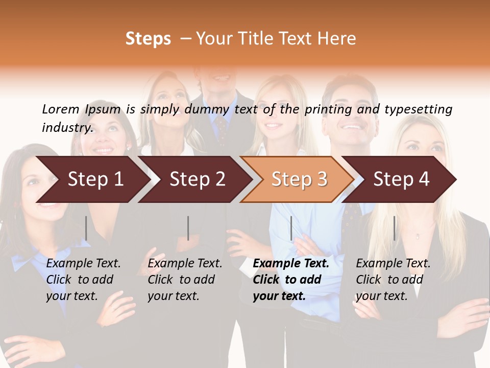 Staff Office Working PowerPoint Template