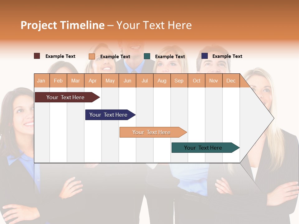 Staff Office Working PowerPoint Template