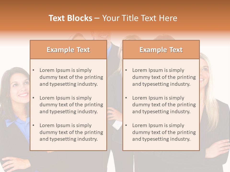 Staff Office Working PowerPoint Template