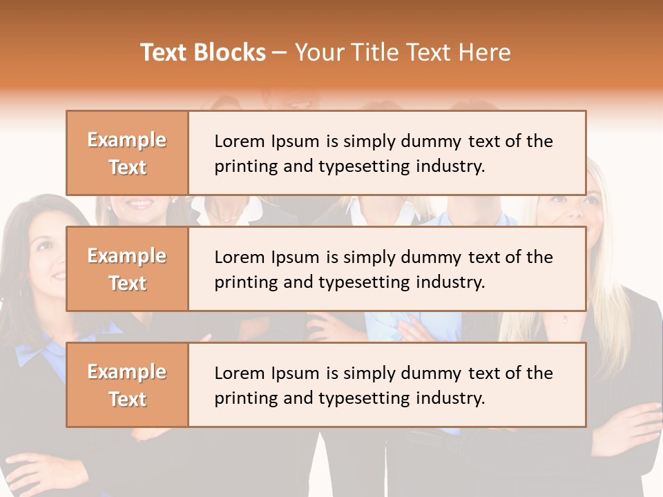 Staff Office Working PowerPoint Template