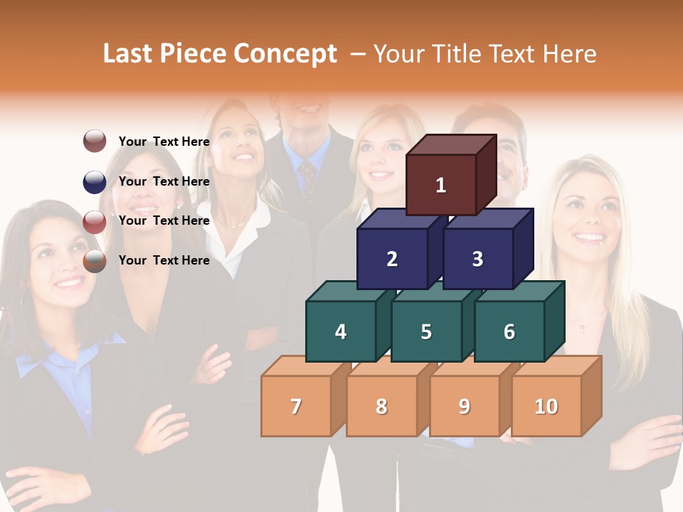 Staff Office Working PowerPoint Template