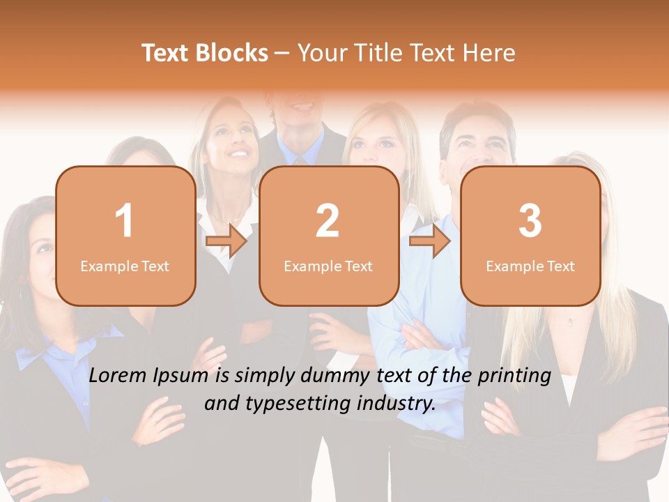 Staff Office Working PowerPoint Template