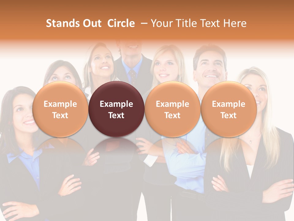 Staff Office Working PowerPoint Template