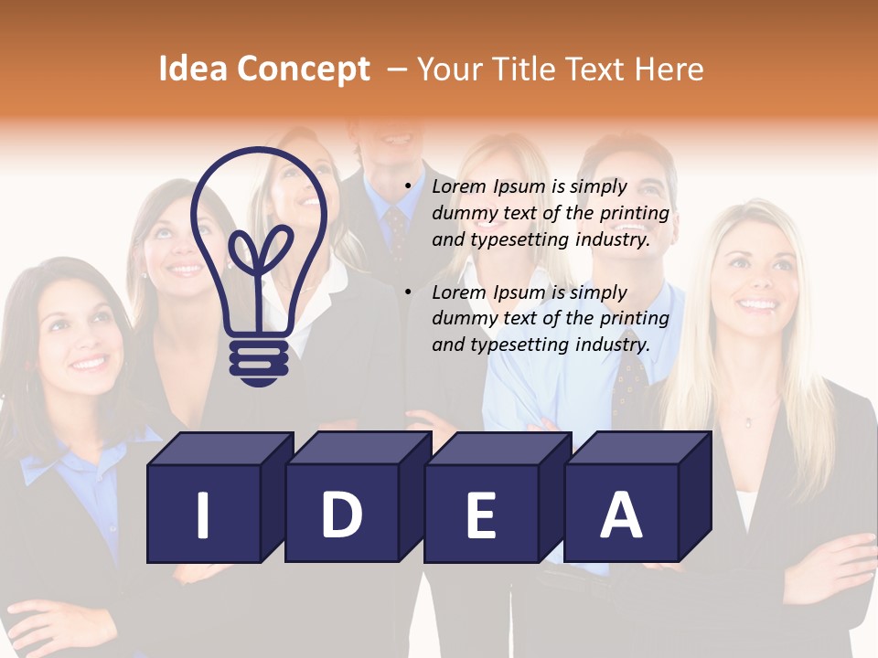 Staff Office Working PowerPoint Template