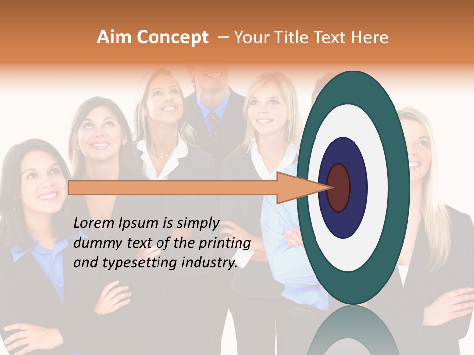 Staff Office Working PowerPoint Template