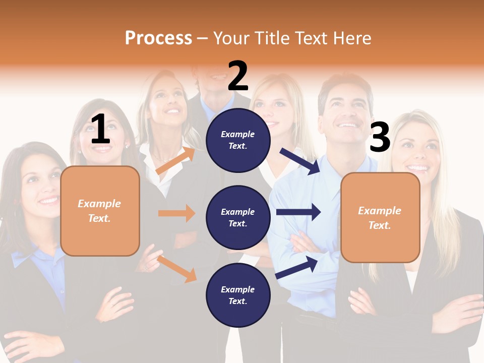 Staff Office Working PowerPoint Template