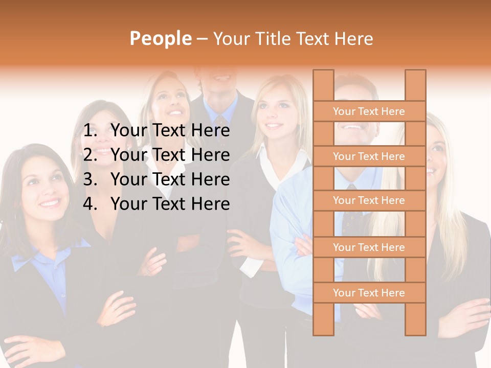 Staff Office Working PowerPoint Template