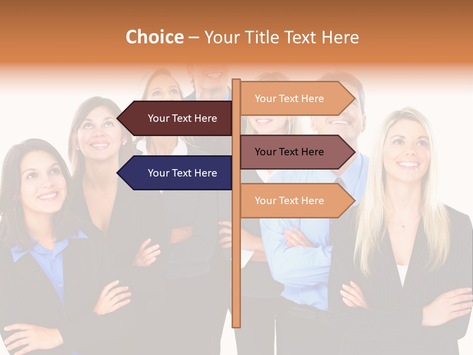 Staff Office Working PowerPoint Template