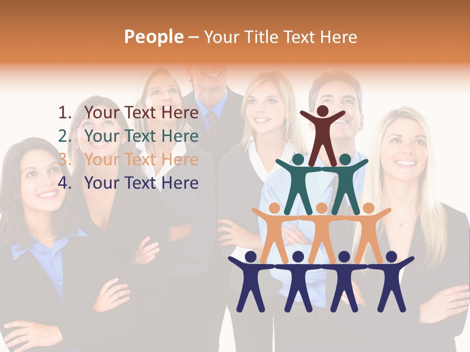 Staff Office Working PowerPoint Template