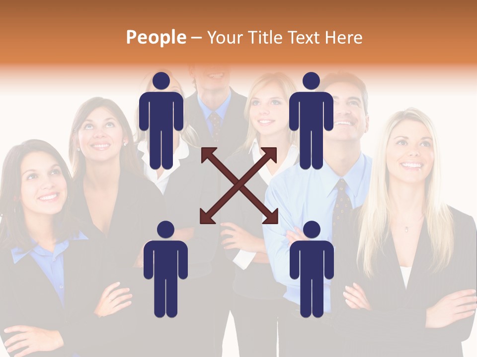 Staff Office Working PowerPoint Template