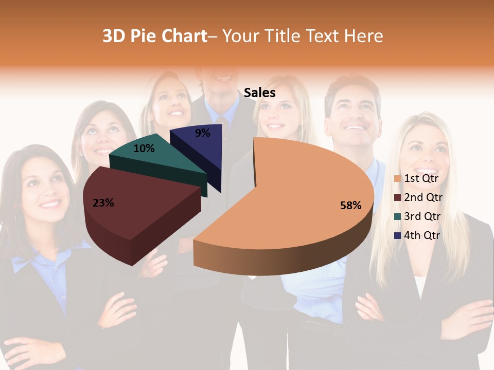 Staff Office Working PowerPoint Template