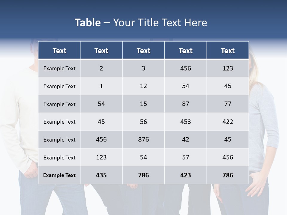 Happiness Throng Man PowerPoint Template