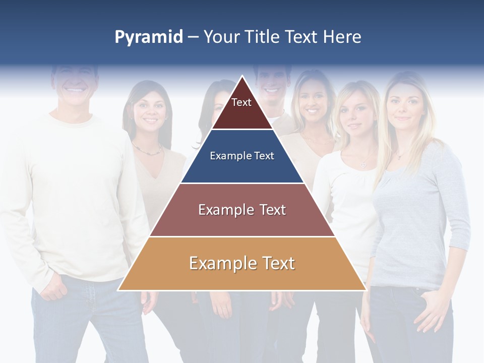 Happiness Throng Man PowerPoint Template