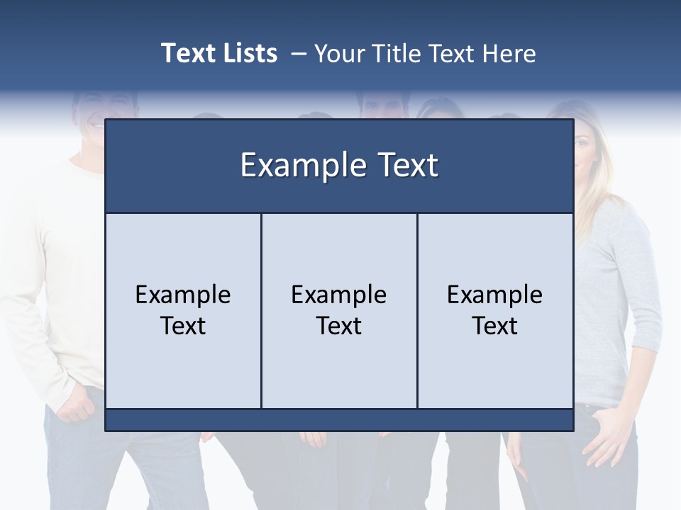 Happiness Throng Man PowerPoint Template