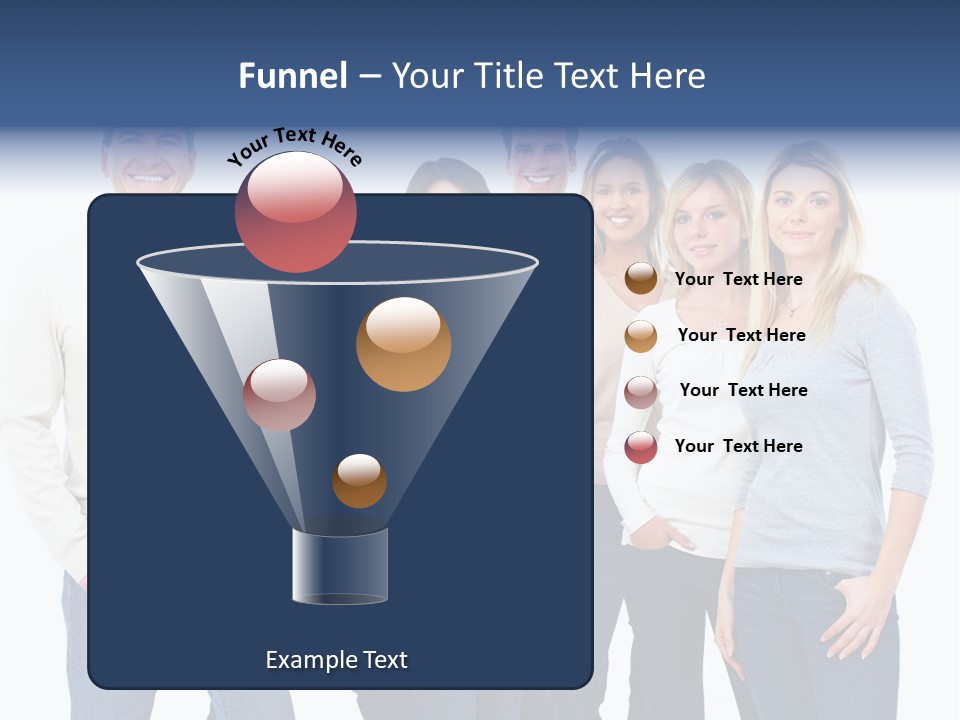 Happiness Throng Man PowerPoint Template