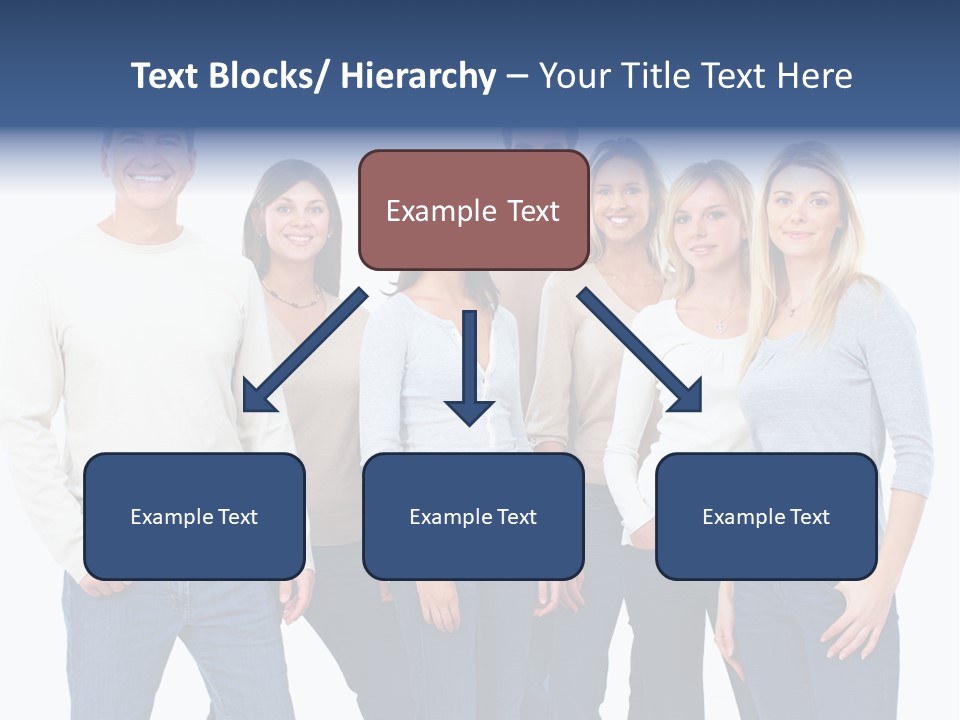 Happiness Throng Man PowerPoint Template