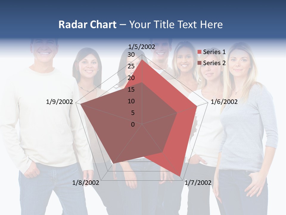 Happiness Throng Man PowerPoint Template