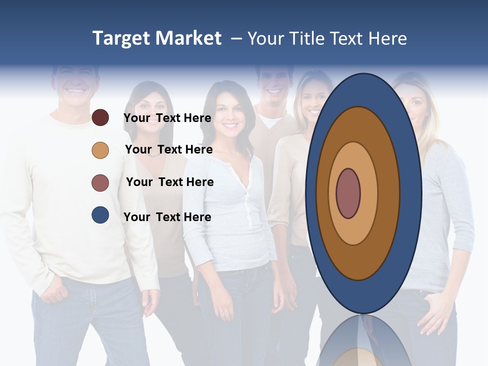 Happiness Throng Man PowerPoint Template