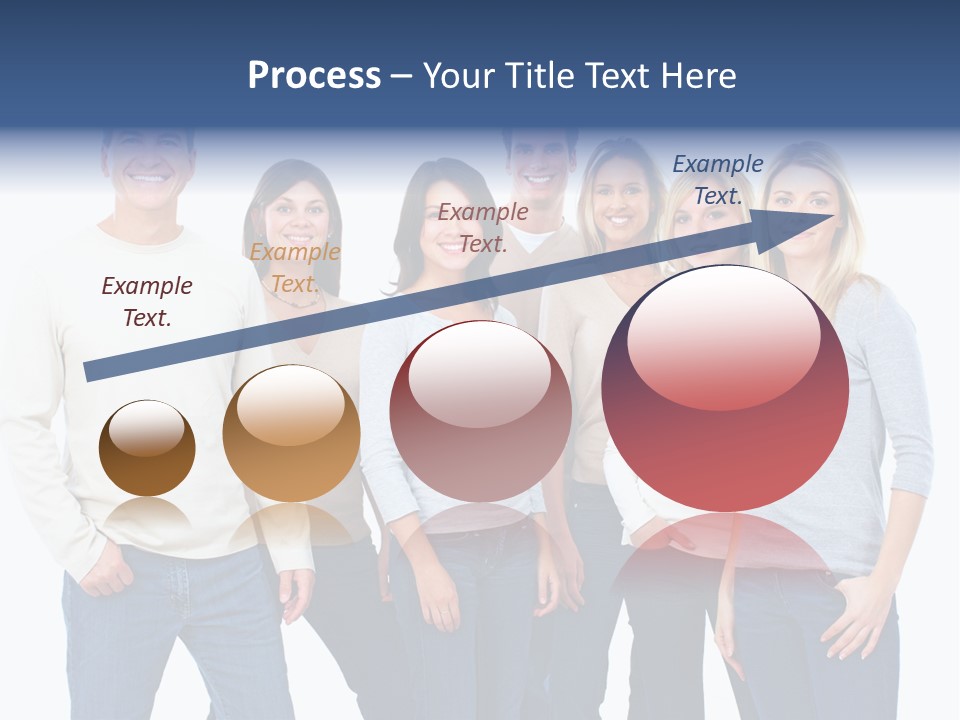 Happiness Throng Man PowerPoint Template