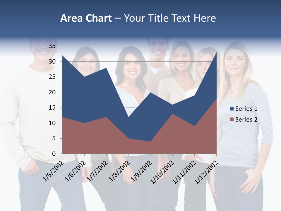 Happiness Throng Man PowerPoint Template