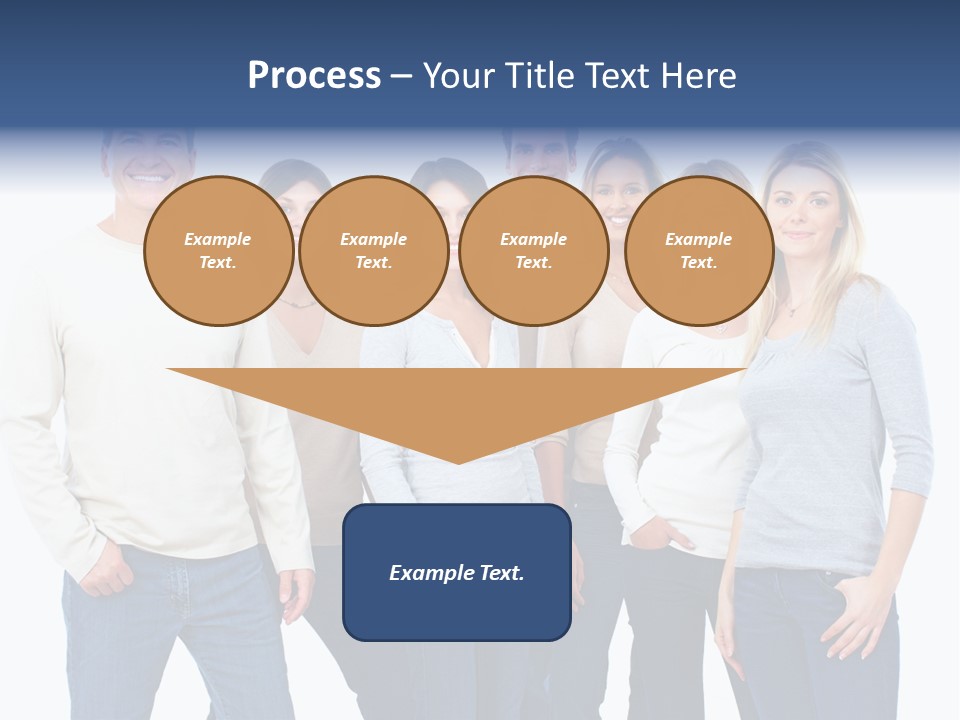 Happiness Throng Man PowerPoint Template