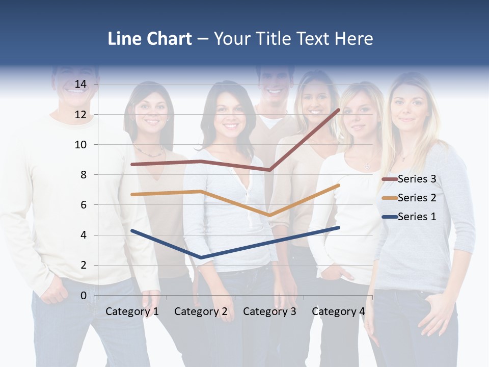 Happiness Throng Man PowerPoint Template