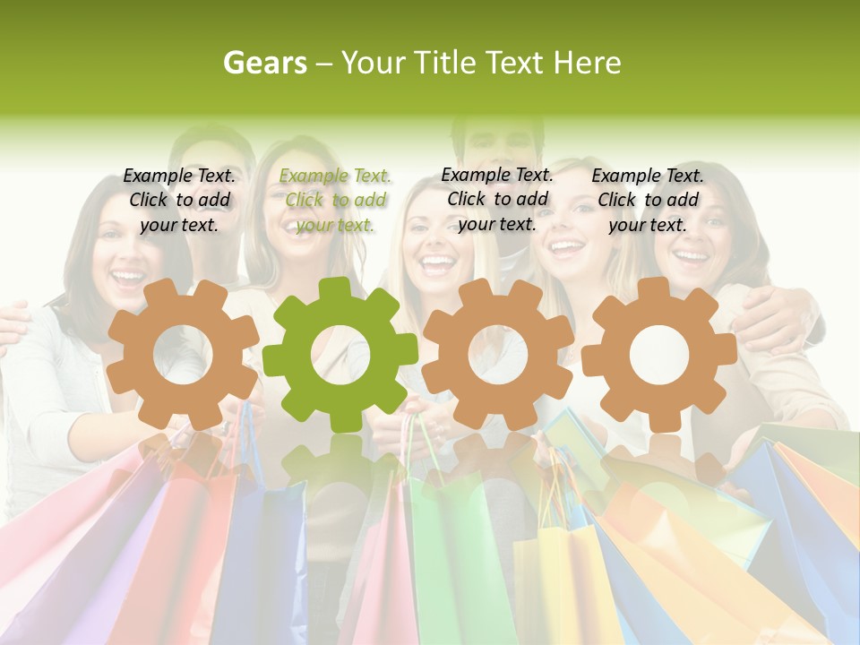 Boxing Happy Person PowerPoint Template