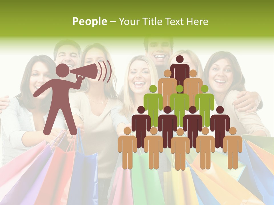 Boxing Happy Person PowerPoint Template