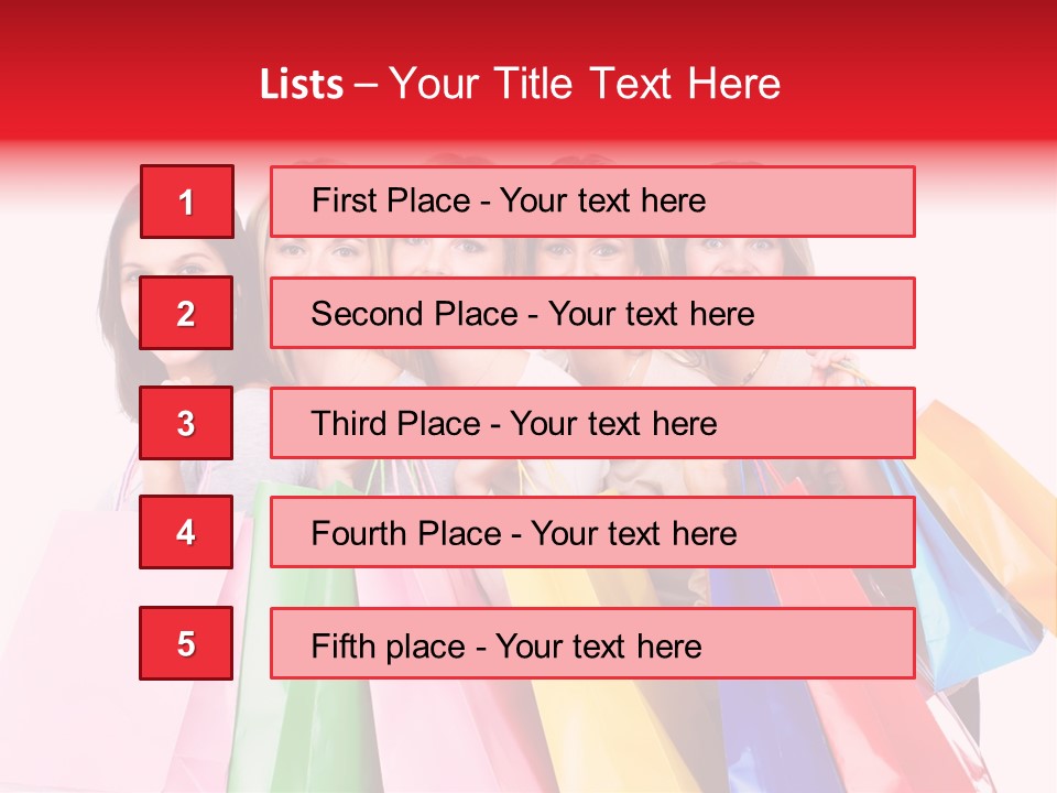 Shop Customer Beauty PowerPoint Template
