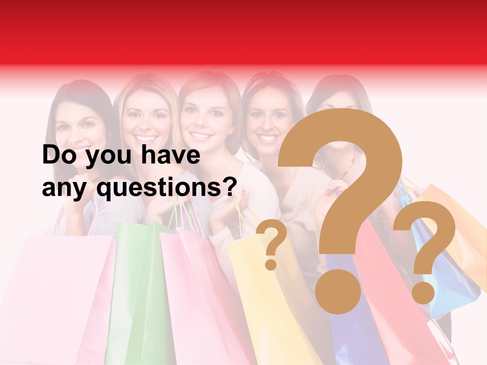 Shop Customer Beauty PowerPoint Template